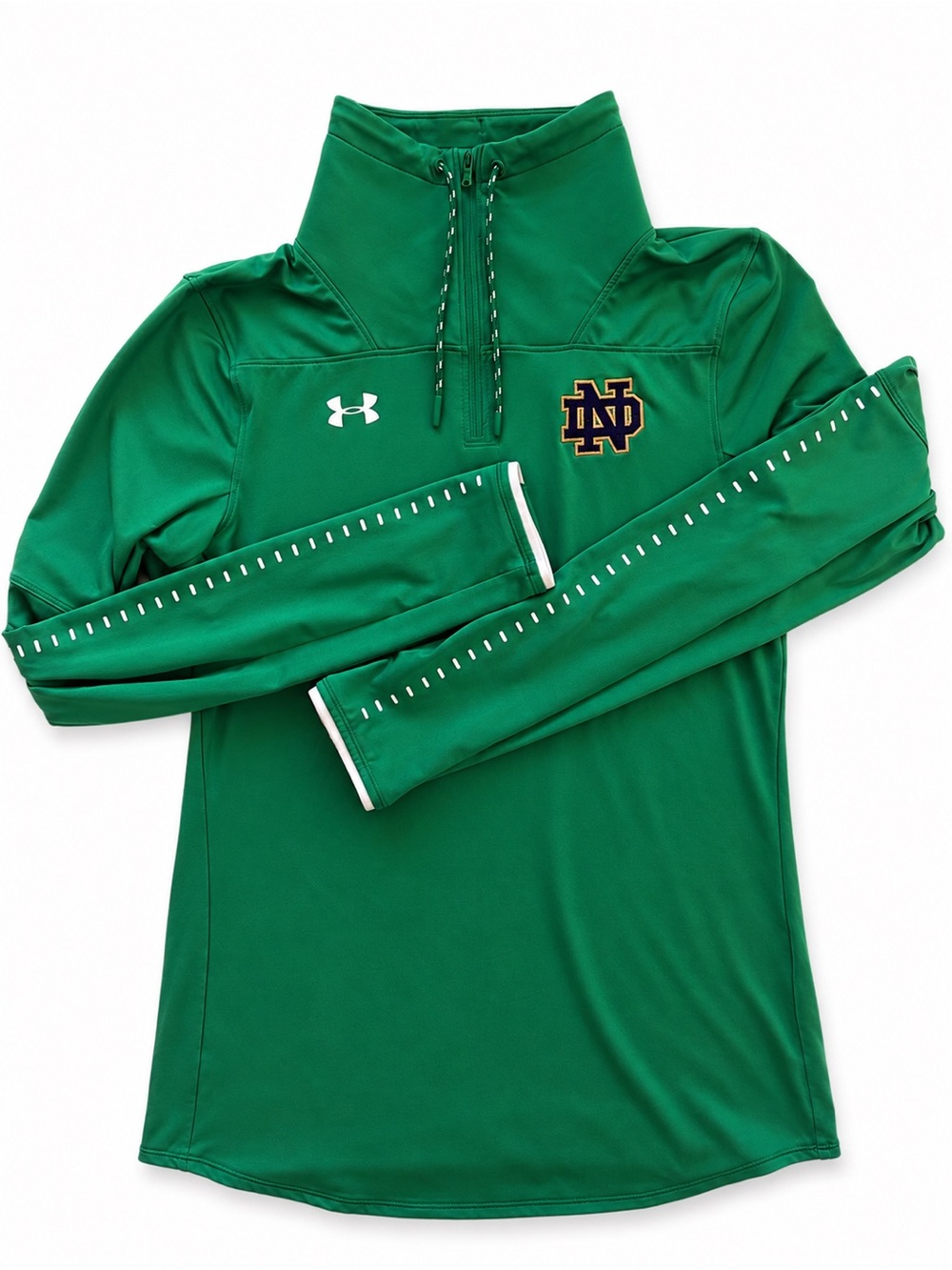 Under Armour Green Notre Dame Fighting Irish Performance Pullover Small